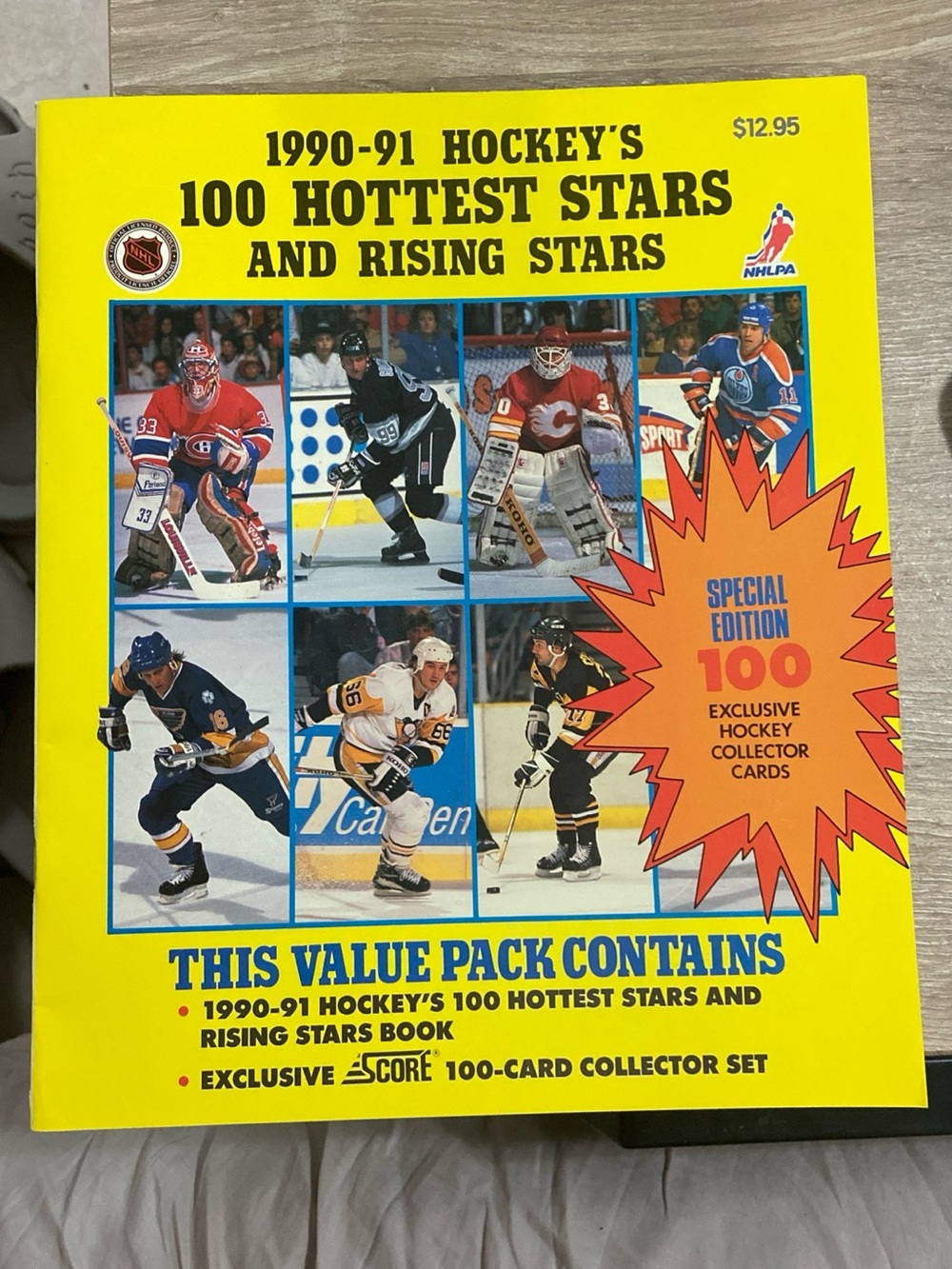 90-91 Hockey's 100 Hottest Stars And Rising Stars Vintage Book